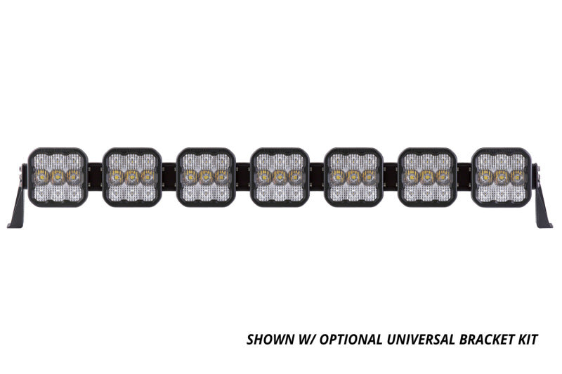 Diode Dynamics SS5 Pro Universal CrossLink 7-Pod Lightbar - Yellow Combo - DD7247