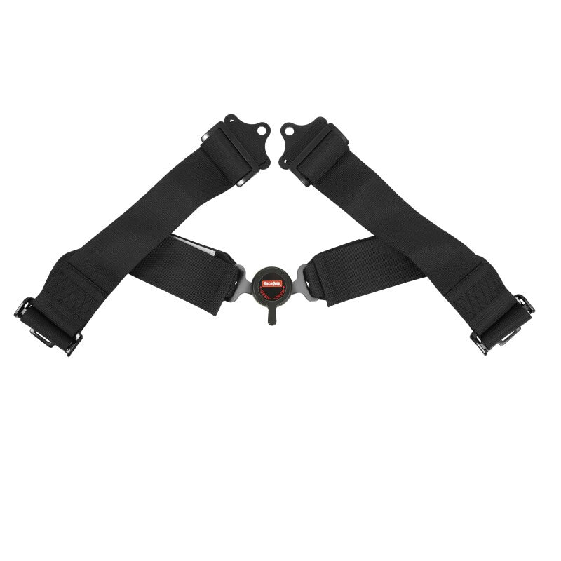 RaceQuip Black SFI CAMLOCK 6pt PU Lap Seat Belt - 744004RQP