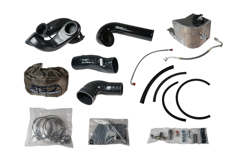 ATS Diesel 13+ Dodge 6.7L Cummins Aurora 5000 Compound Turbo Kit (Uses Factory HE300VG Turbocharger) - 2029522392