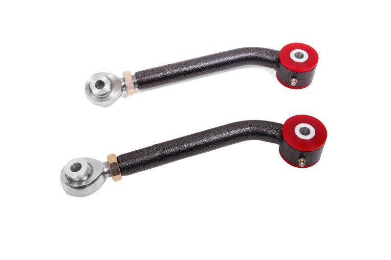 BMR 08-17 Challenger Upper Trailing Arms w/ Single Adj. Poly/Rod Ends - Black Hammertone - UTA111H for 2008-2020 Dodge Challe