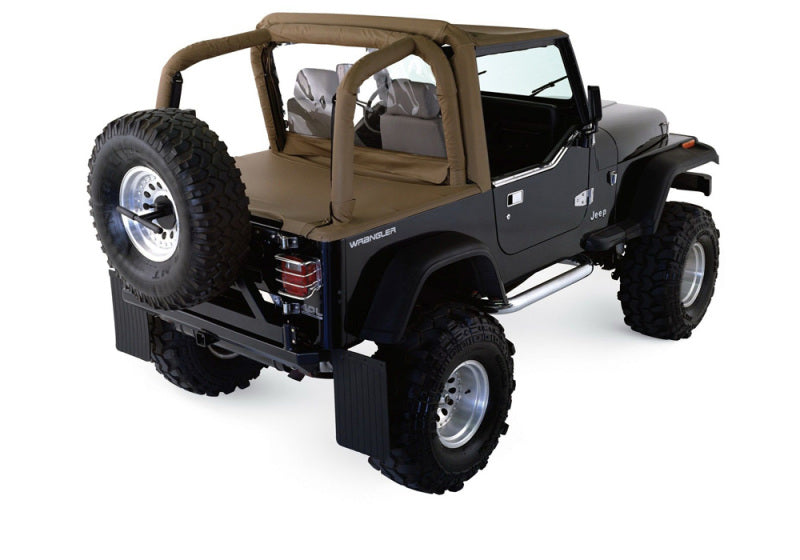 Rampage 1997-2002 Jeep Wrangler(TJ) Roll Bar Pad &amp; Cover Kit - Black Denim - 769015