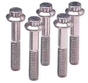 ARP 3/8 in.-16 RH Thread, 1.750 in 12 Point Bolts- Set of 5 - 644-1750