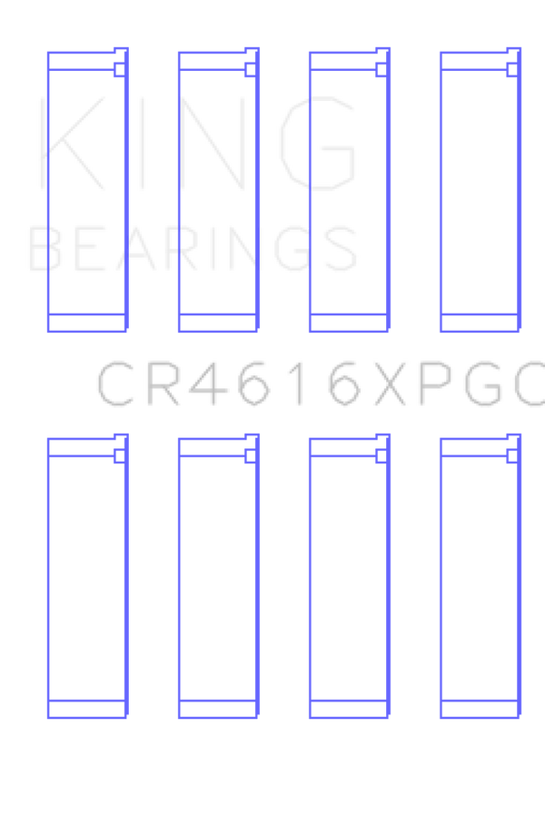 King Subaru FA20 / Toyota 4U-GSE - Size .25 Oversized Tri-Metal Connecting Rod Bearing Set - CR4616XPGC0.25