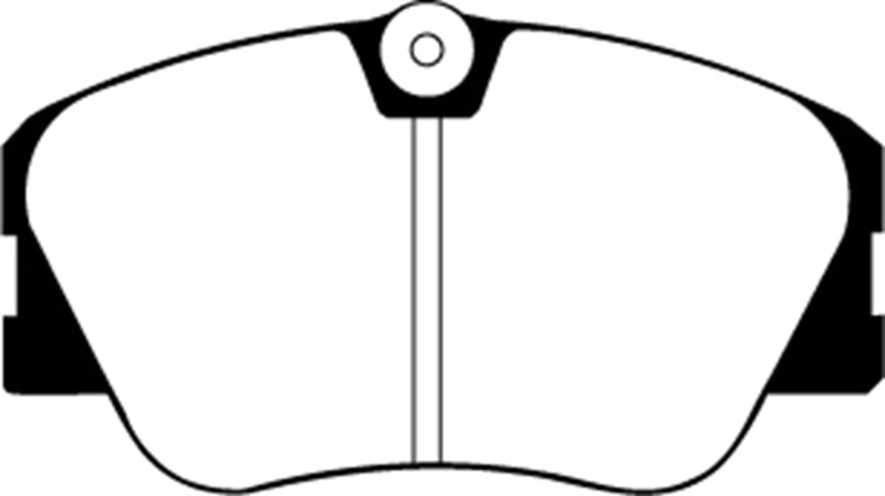 EBC 86-93 Mercedes-Benz 190/190E 2.3 16v Greenstuff Front Brake Pads - DP2577