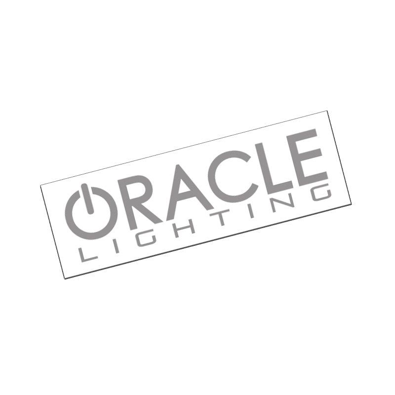 Oracle Decal 6in - Silver SEE WARRANTY - 8028-504