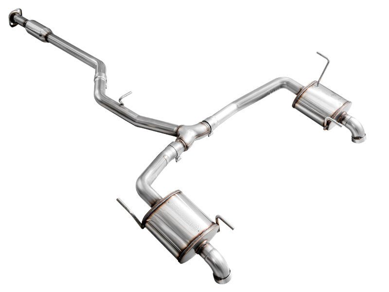 AWE 20-25 Subaru Outback (Wilderness &amp; XT) 0FG Catback Exhaust w/Dual BashGuards - 3015-38246