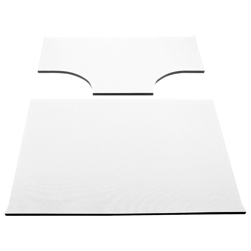 DEI 03-06 Jeep Wrangler TJ 2-Door w/Speaker Pods Boom Mat Headliner - 2 Piece - White - 50148