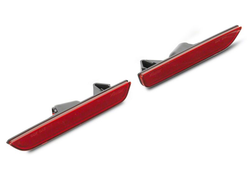 Raxiom 10-14 Ford Mustang Axial Series LED Rear Marker Lights- Red - 428414