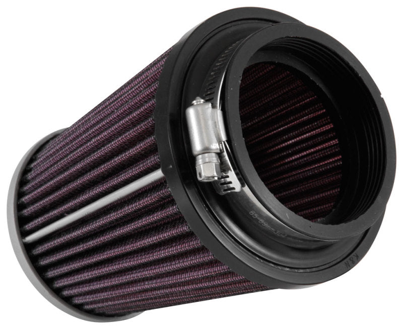K&amp;N Universal Rubber Filter 3in Flg 4-1/2inch OD B / 2-1/4inch H - Silver Top - RE-5287