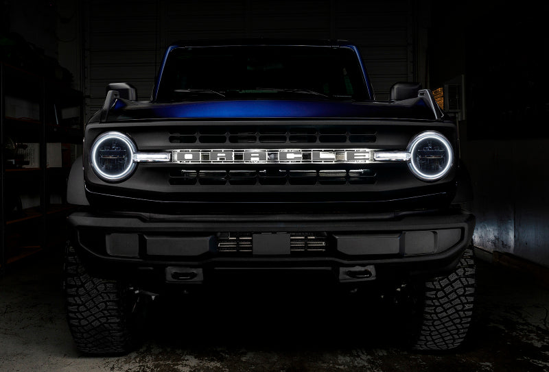 Oracle 2122 Ford Bronco Headlight Halo Kit w/DRL Bar  Base Headlights w/Simple Control SEE WARRANTY - 1471-504
