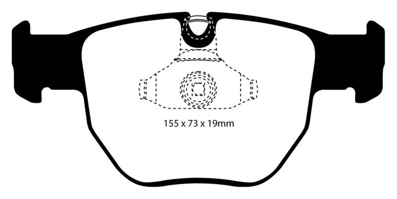 EBC 03-05 Land Rover Range Rover 4.4 Ultimax2 Front Brake Pads - UD992