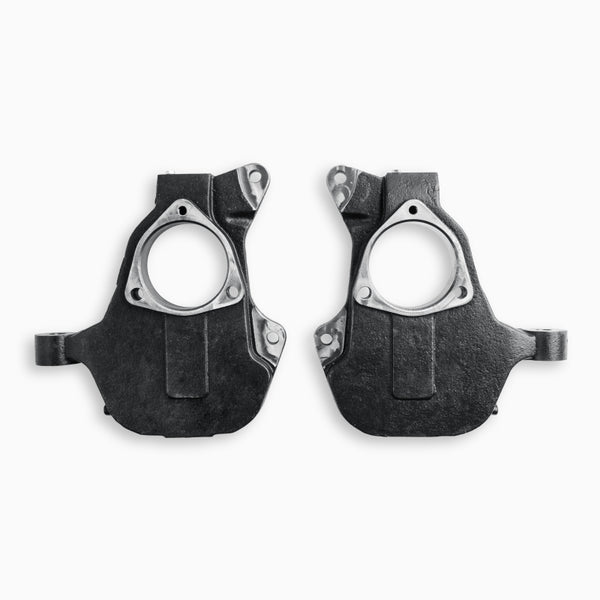QA1 14-18 GM 1500 Spindle Pair 2in Drop For Steel & Alum - 9056-113 for 2014-2018 Chevrolet Silverado 1500 - front view