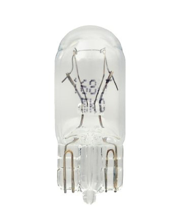 Hella Bulb 168 12V 5W 3Cp W21X95D T325 (2) - 168TB for 1985-2000 Plymouth Voyager - front view