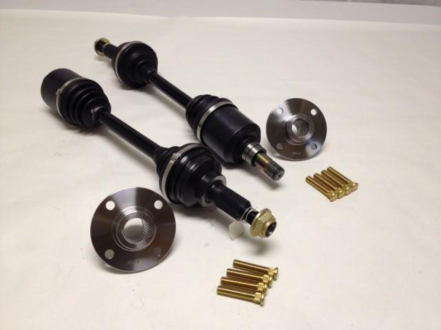 DSS Honda Civic EK with EKK1 mounts K-Series 850HP Level 5.9 Axle/Hub Kit KK56 - 510416 for 1996-2000 Honda Civic - front vie