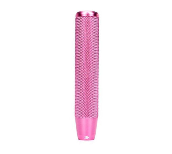 NRG Shift Knob Knurl Hidden Gem Long Pink - SK-810PK - front view