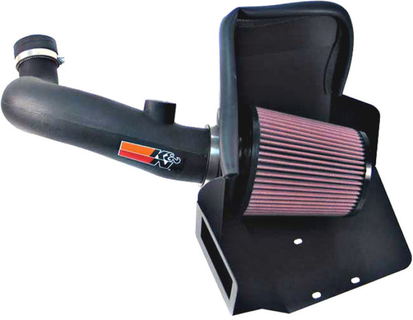 K&N 07 Dodge Caliber/Jeep Compass L4-1.8/2.0/2.4L Performance Intake Kit - 57-1552 for 2007-2010 Dodge Caliber - front view