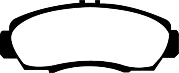 EBC 01-03 Acura CL 3.2 Ultimax2 Front Brake Pads - UD787 for 2004-2014 Acura TSX - front view