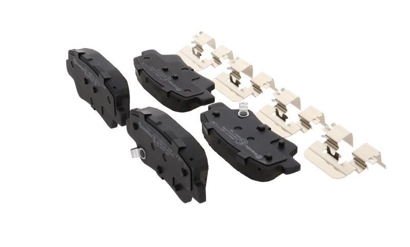 Brembo OE 2017 Hyundai Elantra/18-22 Ioniq/18-19 Sonata/16-17 Veloster Low-Met Brake Pad - Rear - P30094