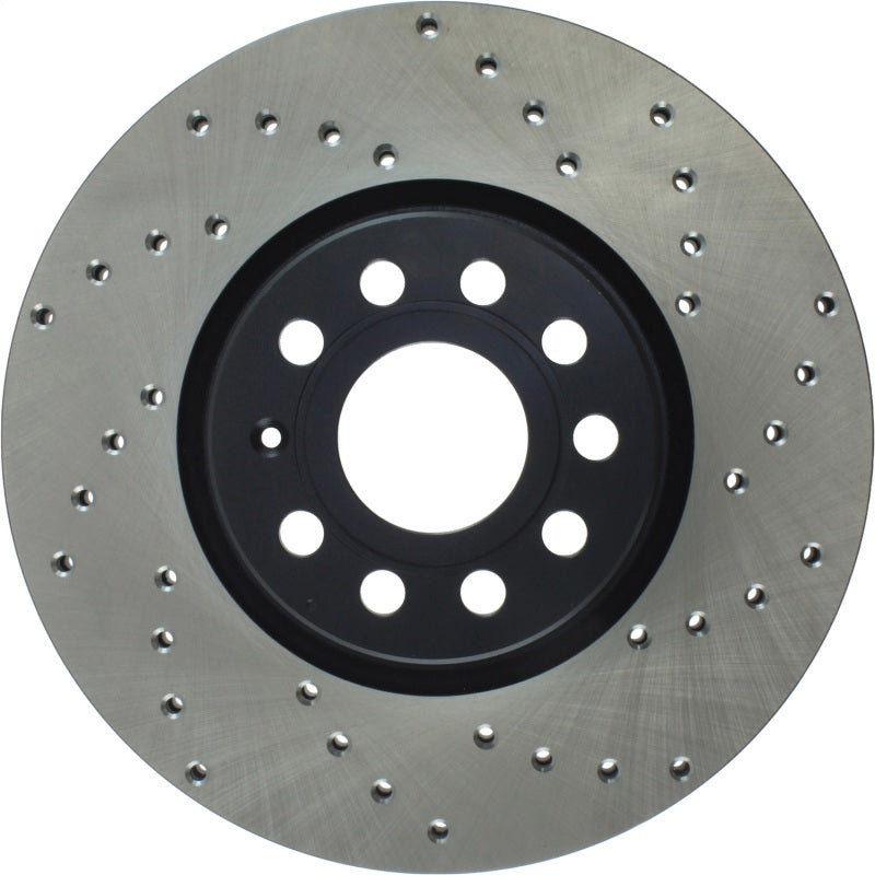StopTech 06-13 Audi A3/08-09 TT / 06-09 VW GTI Mk V Cryo-Stop Left Front Drilled Rotor - 128.33098CL