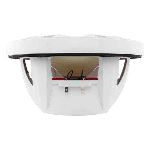 DS18 NXL Series Coaxial Marine Speaker w/ RGB Lights 10in 2-Way 200 Watts RMS 4 ohm White - NXL-10/WH - front view