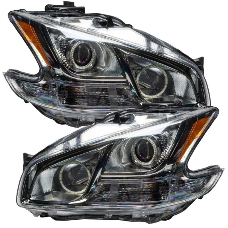 Oracle 09-13 Nissan Maxima SMD HL (Non-HID)-Chrome - ColorSHIFT w/ BC1 Controller  - 7177-335