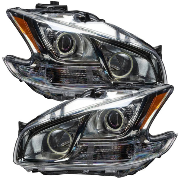 Oracle 09-13 Nissan Maxima SMD HL (Non-HID)-Chrome - ColorSHIFT w/ BC1 Controller  - 7177-335 by ORACLE Lighting