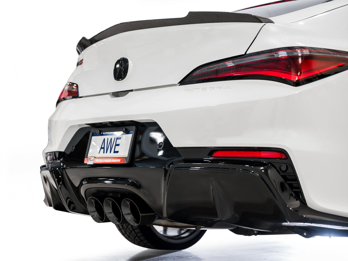 AWE Tuning 2024 Acura Integra Type S DE5 FWD Track Edition Exhaust w/ Triple Diamond Black Tips - 3020-53335