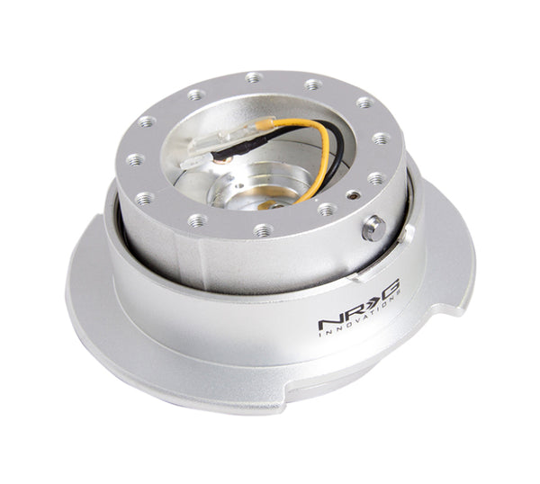 NRG Quick Release Kit Gen 2.5 - Silver / Silver Ring - SRK-250SL - front view