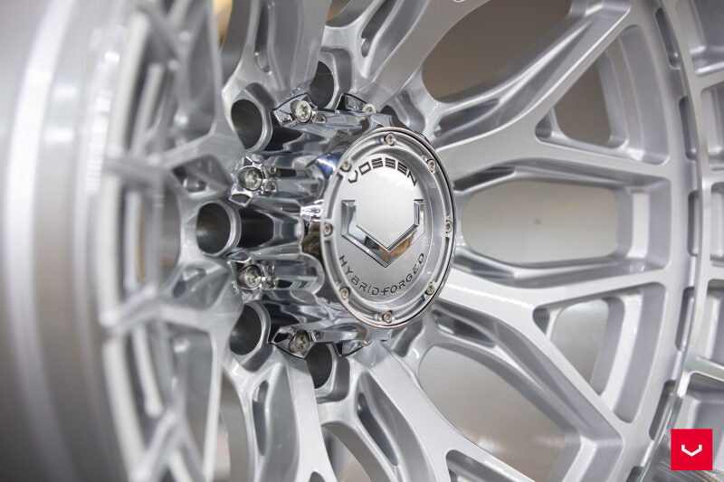 Vossen Hybrid Forged 8 Lug Cap - Gloss Silver - CAP-VHF8L-SP