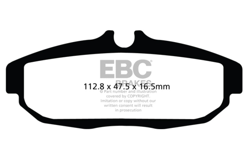 EBC 12 Ford Mustang 5.8 Supercharged (GT500) Shelby Bluestuff Rear Brake Pads - DP51894NDX
