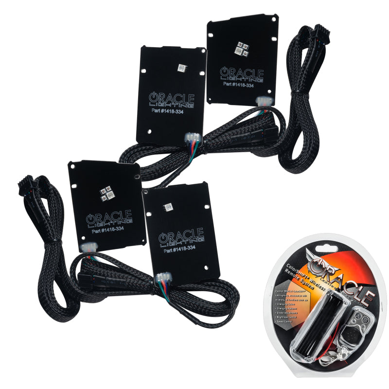 Oracle 19-21 Chevy Camaro LS/LT RGB+A Headlight DRL  Kit - ColorSHIFT w/ RF Controller SEE WARRANTY - 1418-330