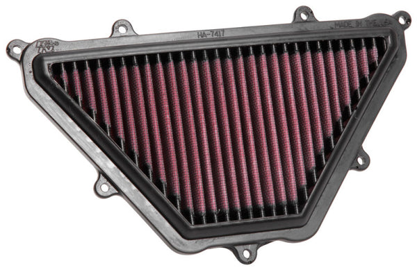 K&N 17-18 Honda X-ADV 745 Replacement Drop In Air Filter - HA-7417 by K&N Engineering - front view