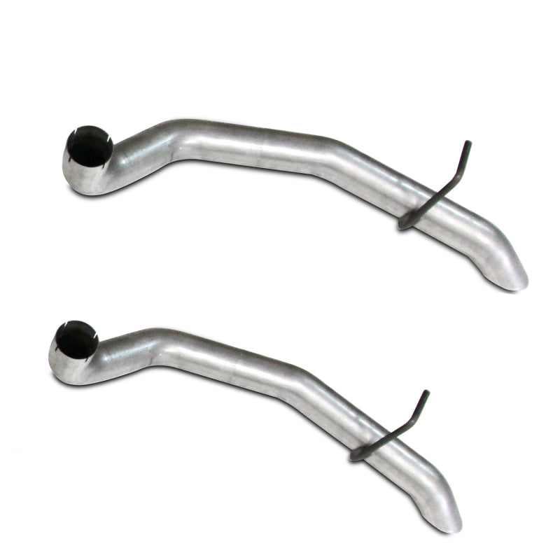 BBK 87-93 Mustang GT Cat Back Kit Varitune Mufflers - Aluminized turn downs - 3002