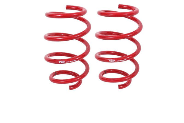 BMR 15-23 S550 Mustang Front Handling Version Lowering Springs - Red - SP084R for 2015-2023 Ford Mustang - front view