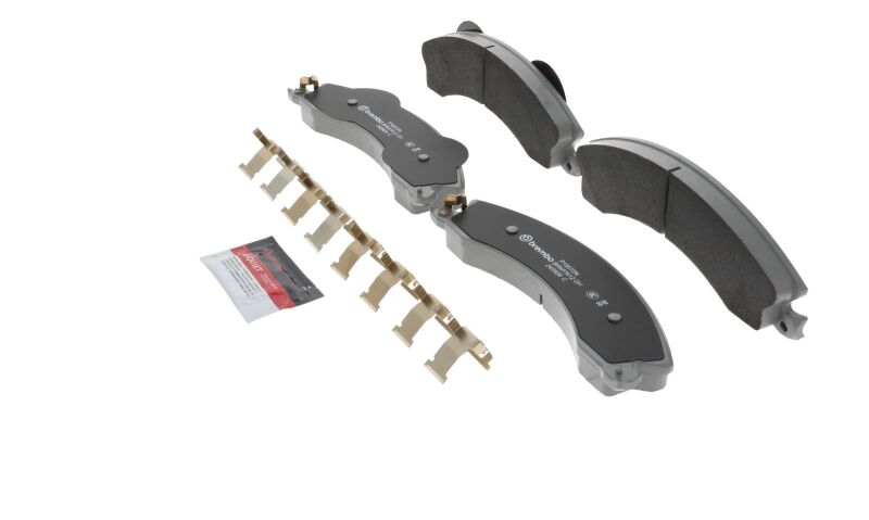 Brembo 09-17 Chevrolet Silverado 2500 HD/GMC Sierra 2500 HD/Silverado 3500 HD Front NAO Brake Pad - P10072N