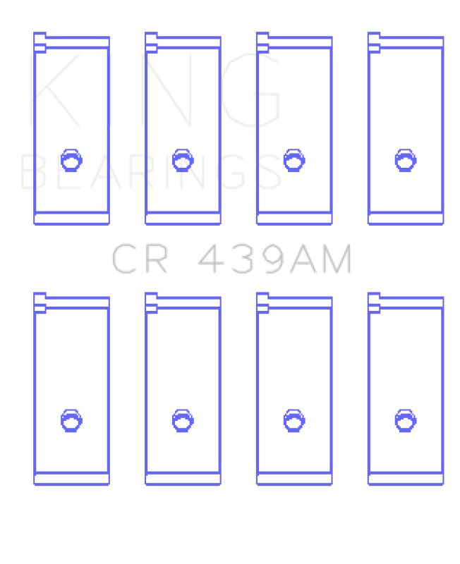 King Honda A18A1/A20A1/B20A3/BS1/ES/ET1-2 Connecting Rod Bearing Set - CR439AM
