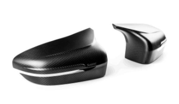 Akrapovic 2018+ BMW M5 (F90) / 2020 BMW M8 (F91/F92) Carbon Fiber Mirror Cap Set - Matte - WM-BM/CA/3/M for 2018-2020 BMW M5