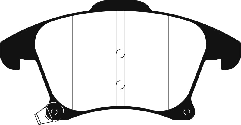 EBC 2013+ Lincoln MKZ 2.0L Hybrid Yellowstuff Front Brake Pads - DP42269R