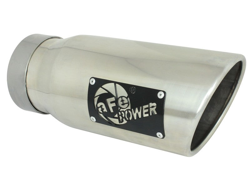 afe Apollo GT Series 19-20 GM 1500 2.7L (t) 409 SS CB Exhaust System w/Polished Tip - 49-44108-P
