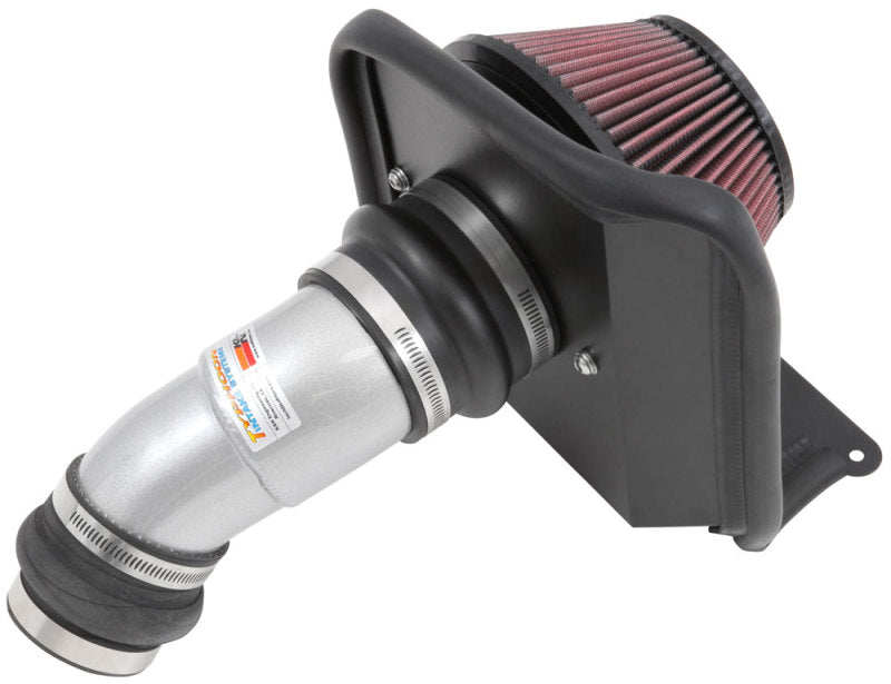 K&amp;N 14-16 Kia Soul L4 2.0L Typhoon Cold Air Intake Aluminum Silver - 69-5313TS
