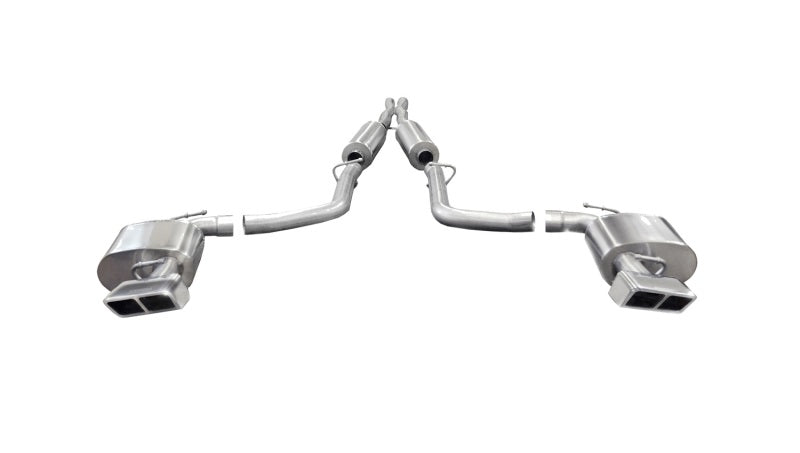 Corsa 2014-2014 Dodge Challenger SRT-8 6.4L V8 Auto Polished Xtreme Cat-Back Exhaust - 14427