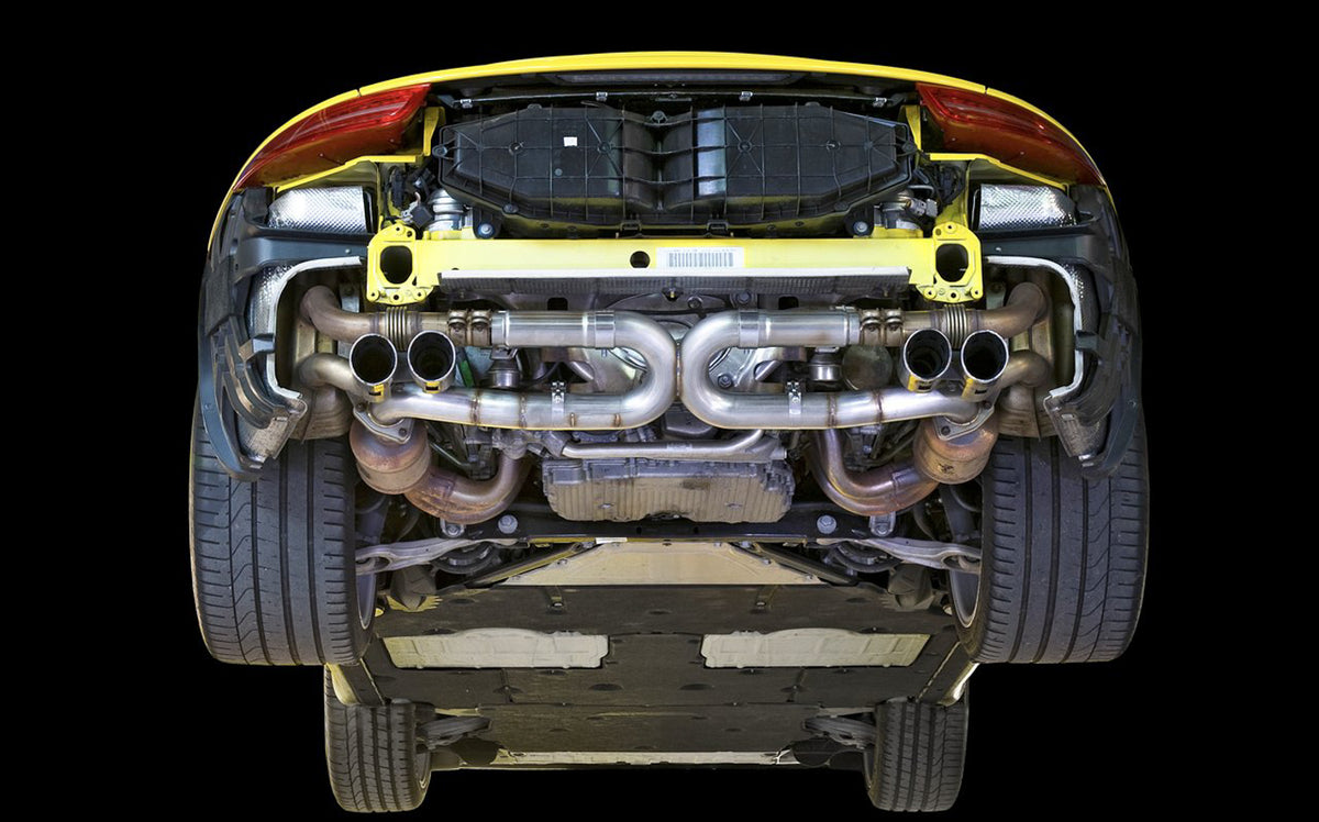 AWE Tuning Porsche 991 SwitchPath Exhaust for Non-PSE Cars Diamond Black Tips - 3025-43014