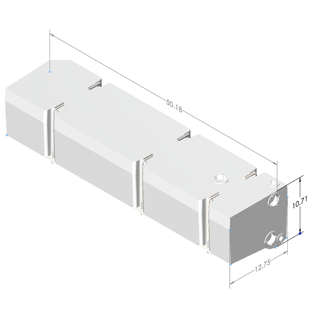 S&amp;B 22 Gallon Driver Side Undercarriage Fresh Water Tank 07-24 Mercedes Sprinter 144&quot; &amp; 170&quot; Wheelbase - 10-3012