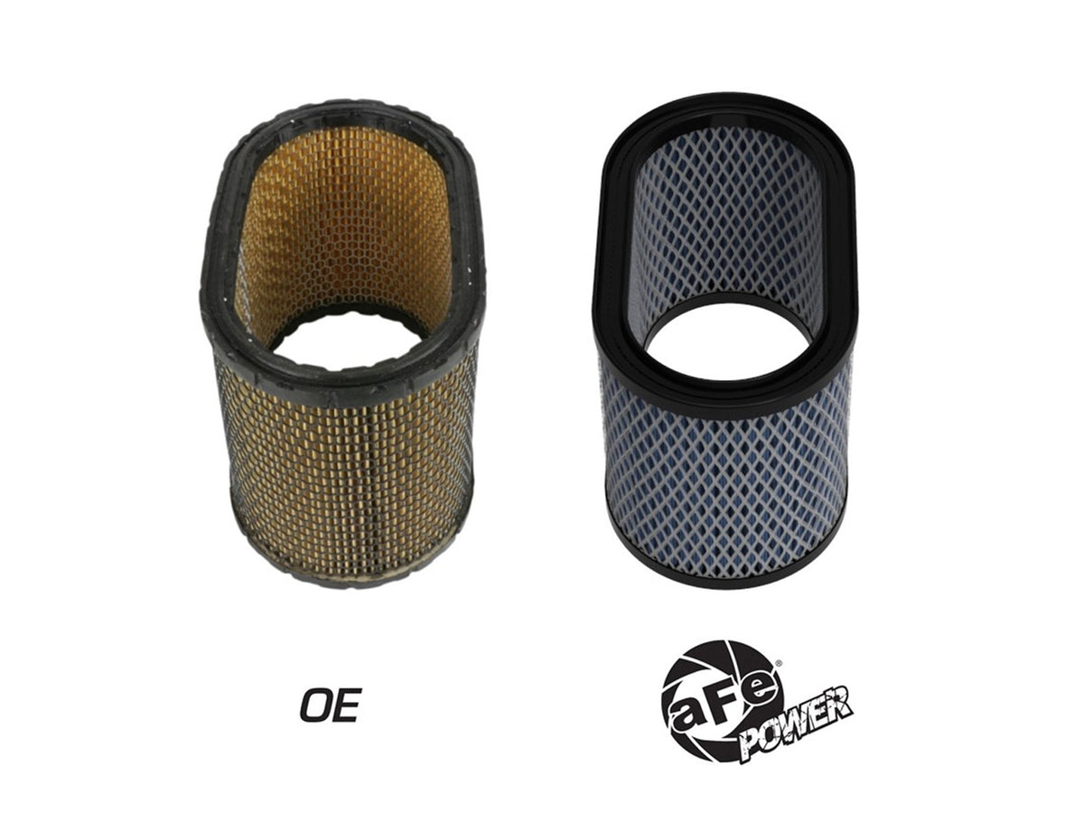 afe Magnum FLOW Round Racing Air Filter Fits Weber IDA 48 Carburetors (6 IN Height) - 10-90012