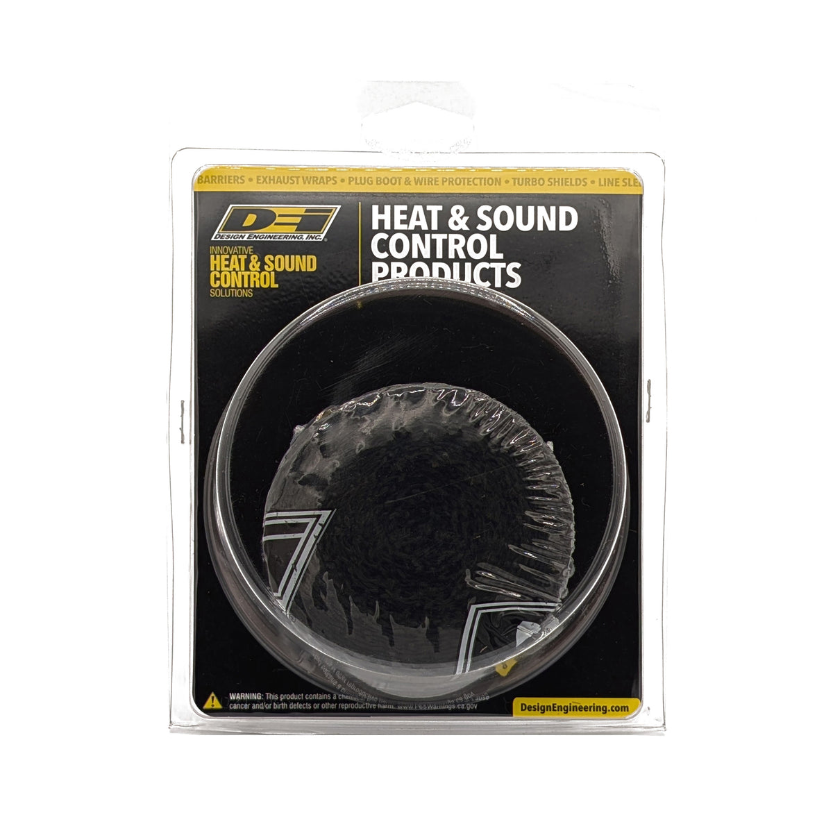 DEI Exhaust Wrap 2in x 15ft - Titanium - Black - 10005 by DEI - front view