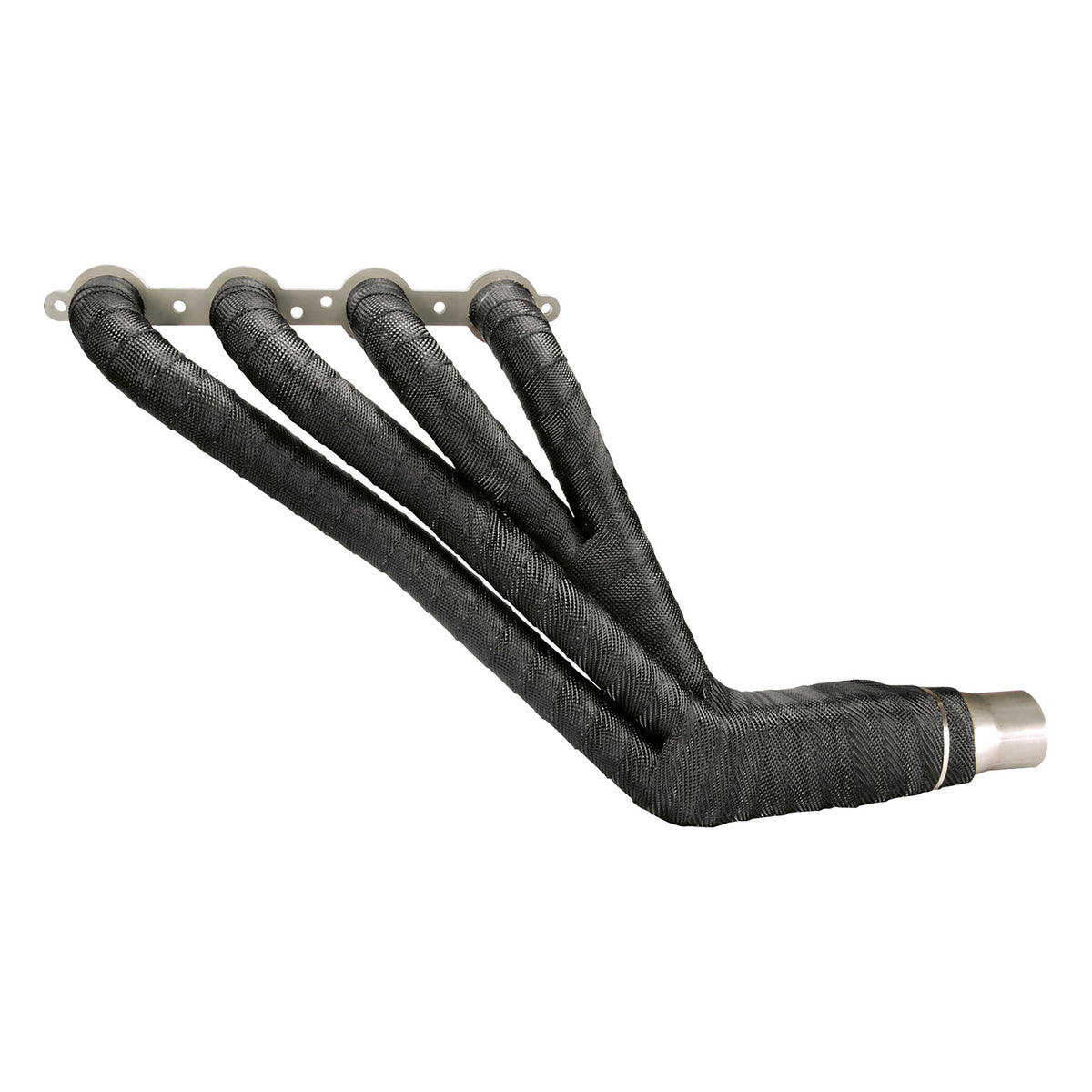 DEI Exhaust Wrap 2in x 15ft - Titanium - Black - 10005 by DEI - front view