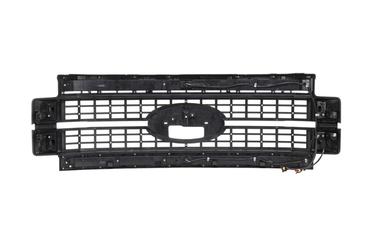 Morimoto - XBG LED Grille: Ford Super Duty (17-19) (Chrome Finish / Amber DRL) - XBG08