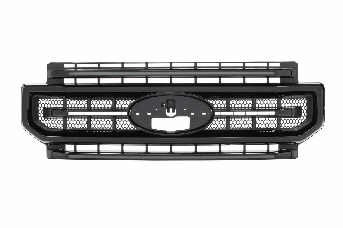 Morimoto - XBG LED Grille: Ford Super Duty (20-22) (Gloss Black / Amber DRL) - XBG11