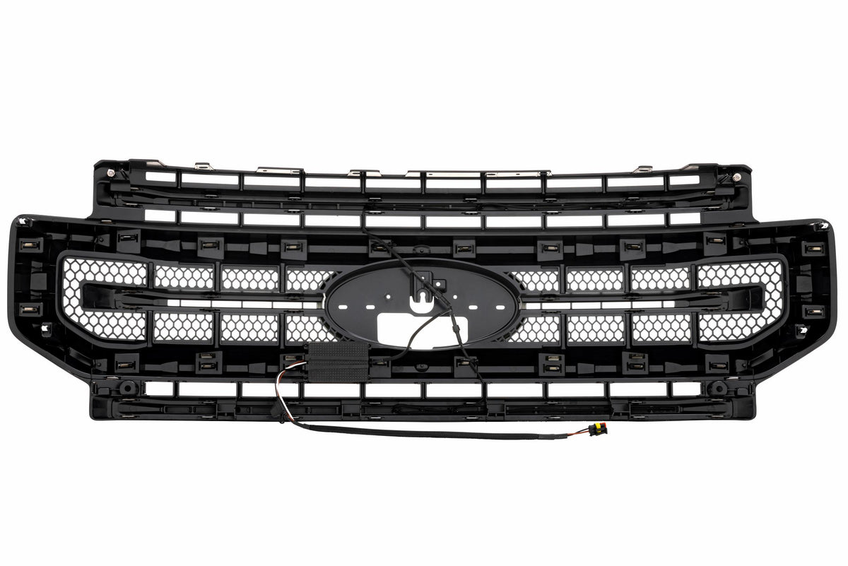 Morimoto - XBG LED Grille: Ford Super Duty (20-22) (Gloss Black / Amber DRL) - XBG11