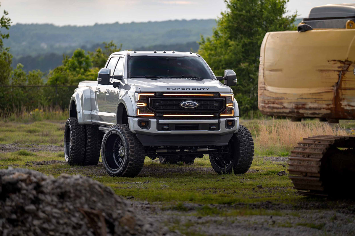 Morimoto - XBG LED Grille: Ford Super Duty (20-22) (Gloss Black / Amber DRL) - XBG11